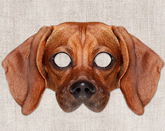 Printable pet mask Etsy graphic regarding Printable Dog Masks known as Printable pet dog mask Etsy